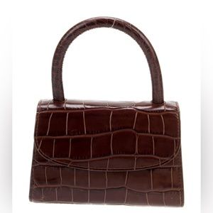 By Far embossed leather mini bag
